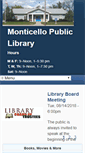Mobile Screenshot of monticellopubliclibrary.org